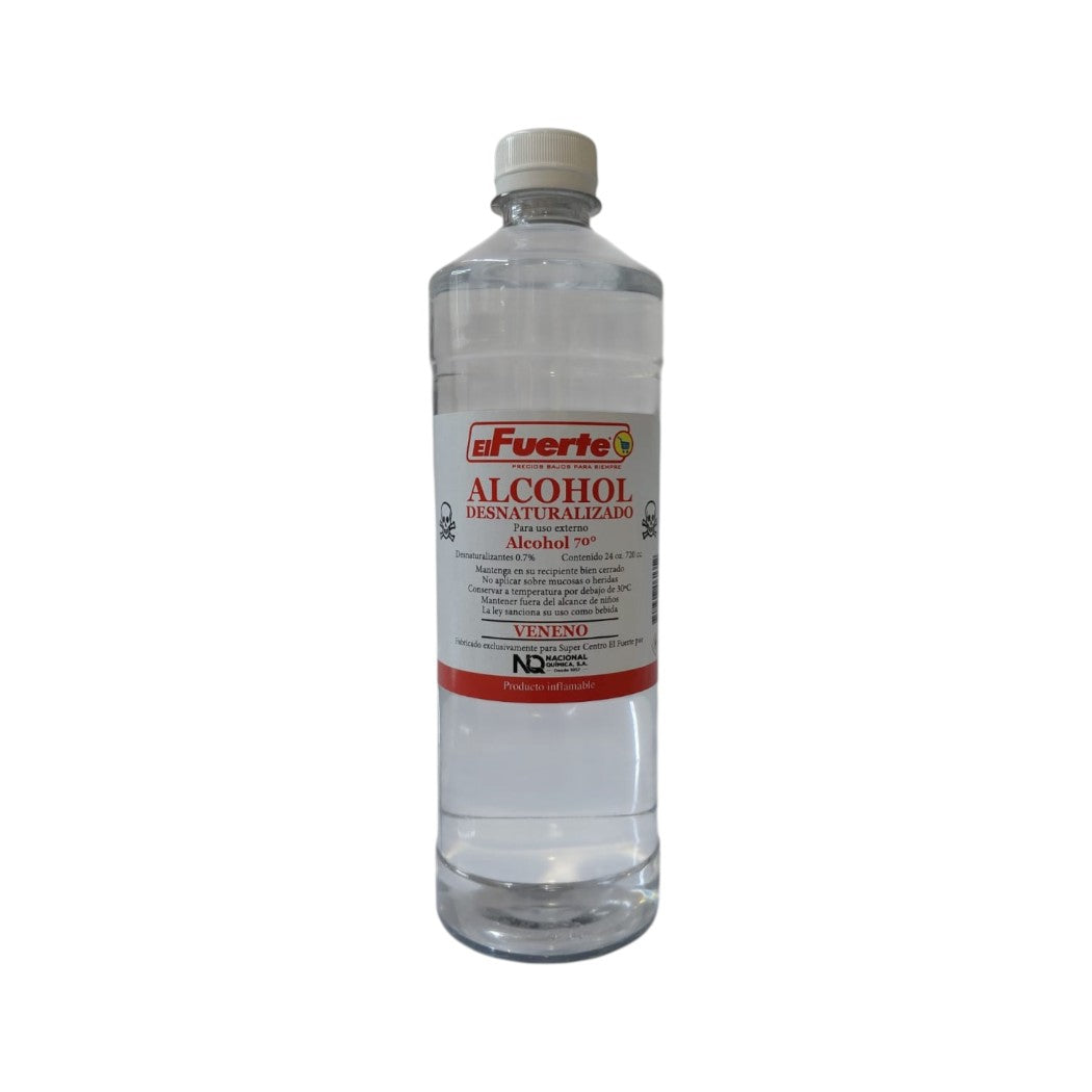 ALCOHOL EL FUERTE 70 24OZ