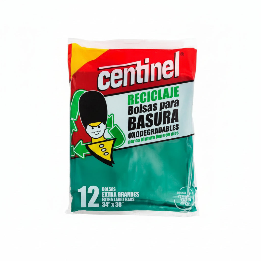 BOLSA BASURA EXTRA GRANDE VERDE 12U