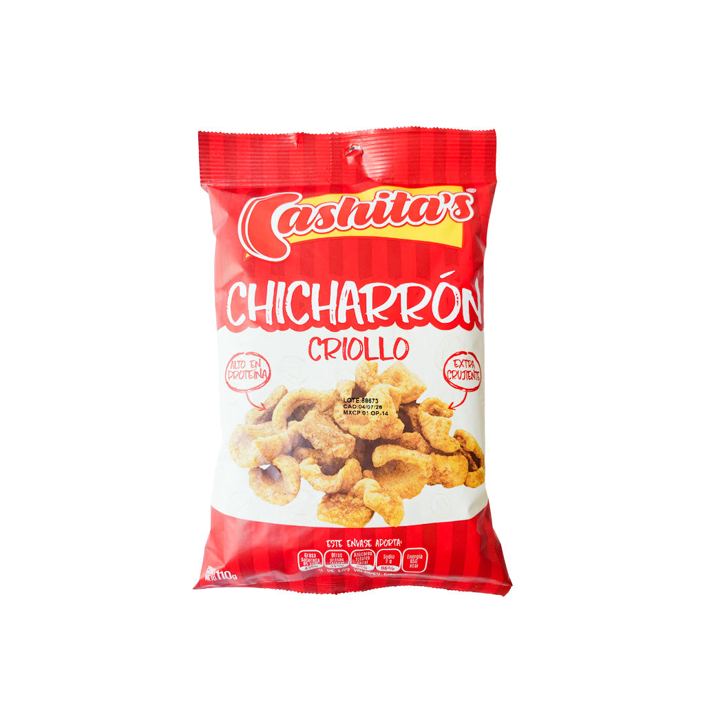 CHICHARRON CRIOLLO CASHITAS 110GR