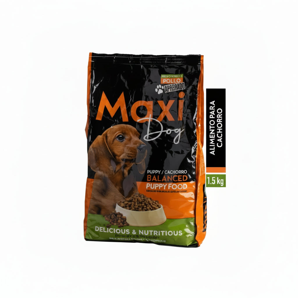 ALIMENTO PARA MASCOTA CACHORRO MAXIDOG 1.5KG