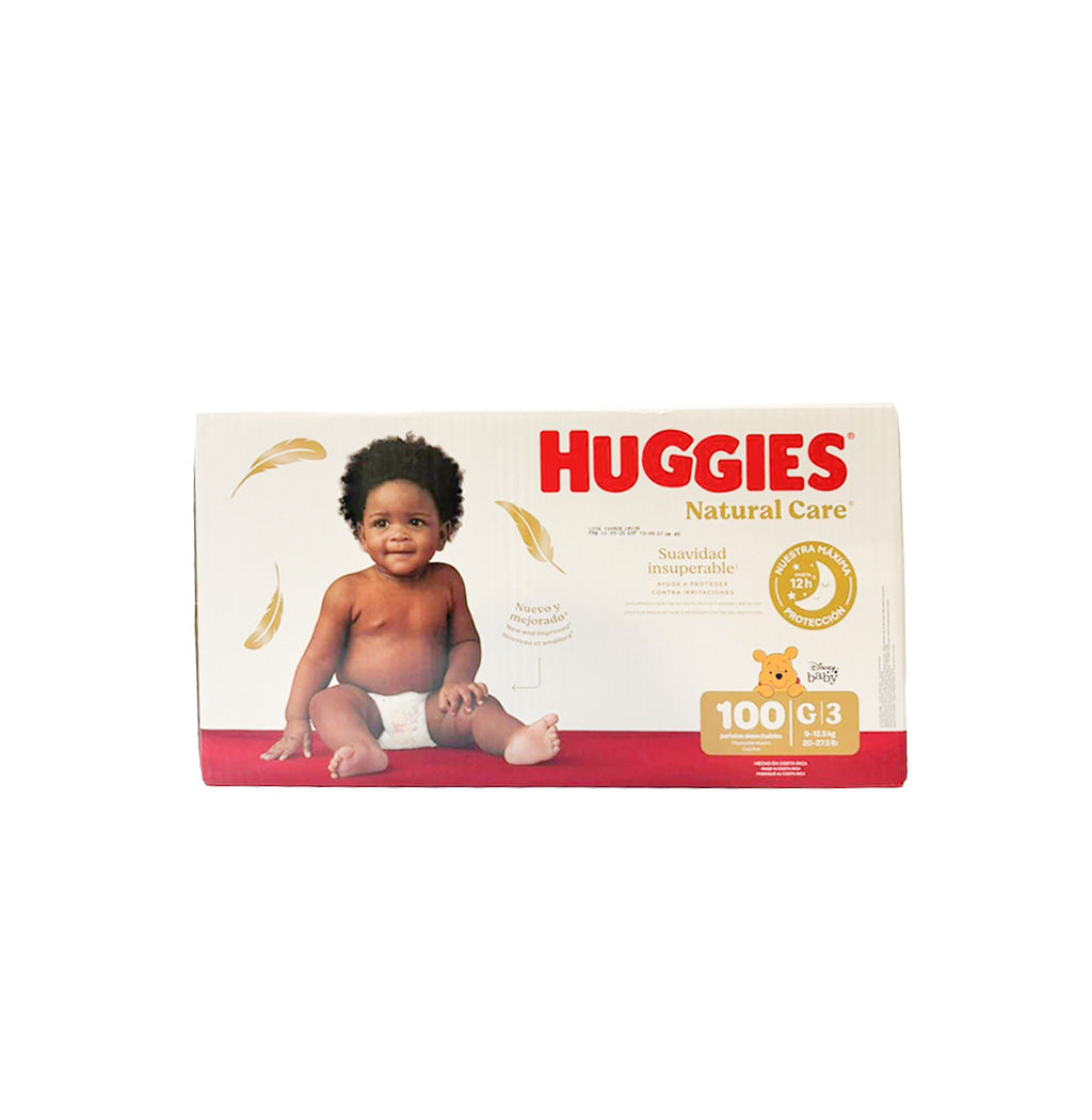 PAÑALES NATURAL CARE L 100U