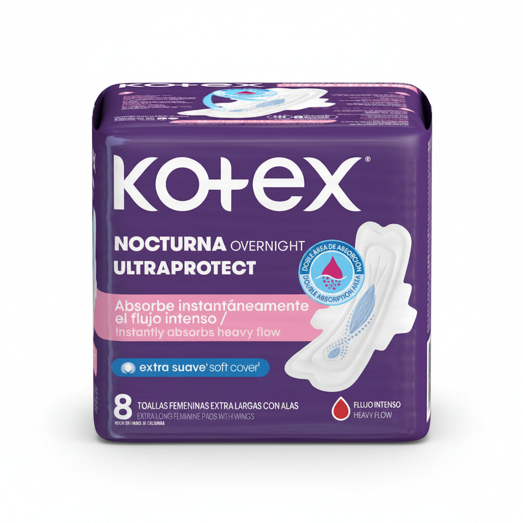 TOALLA SANITARIA FLUJO INTENSO 8U