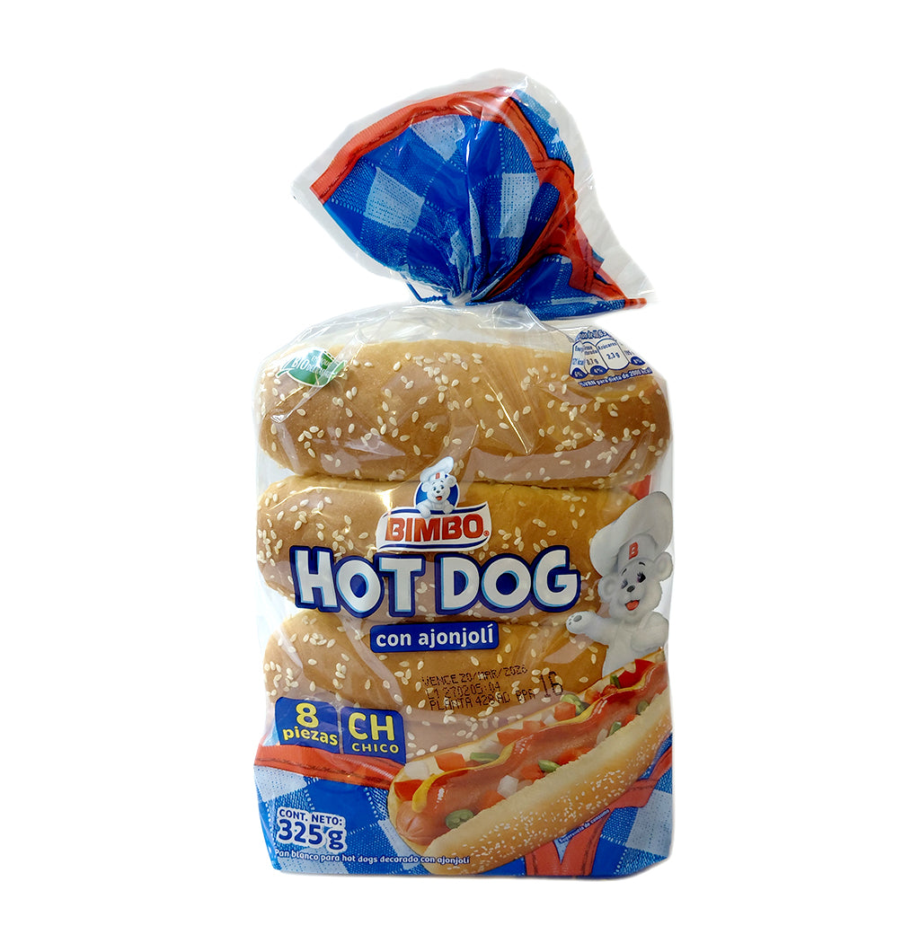 PAN HOT DOG AJONJOLI BIMBO 8U