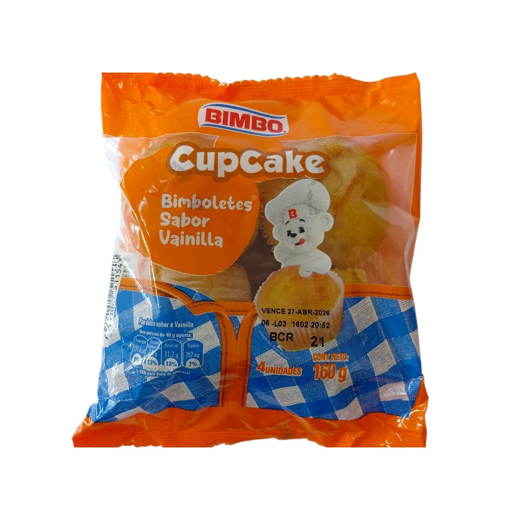 BIZCOCHO BIMBO VAINILLA 160GR