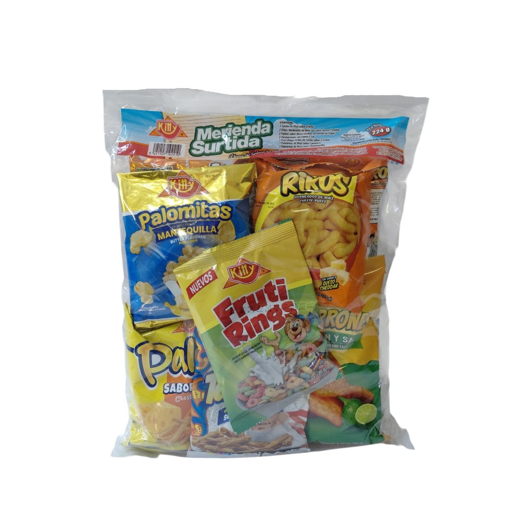 BOLSA SNACKS SURTIDO KITTY 224GR