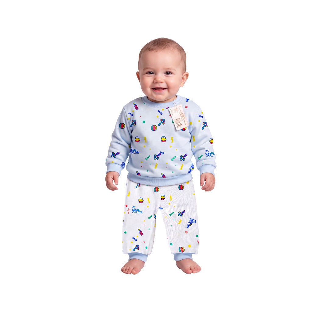 PANTALÓN PARA BEBÉ DISEÑO DE CHUPETA TALLA 0