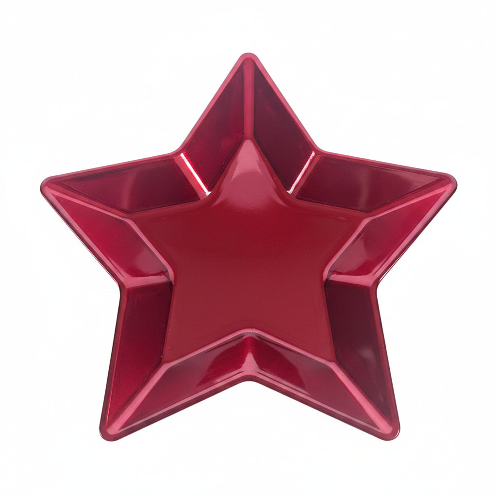 BANDEJA ROJA DE ESTRELLA SANTINI