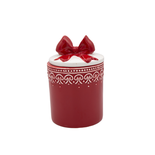 CANISTER DE CERÁMICA NAVIDEÑO