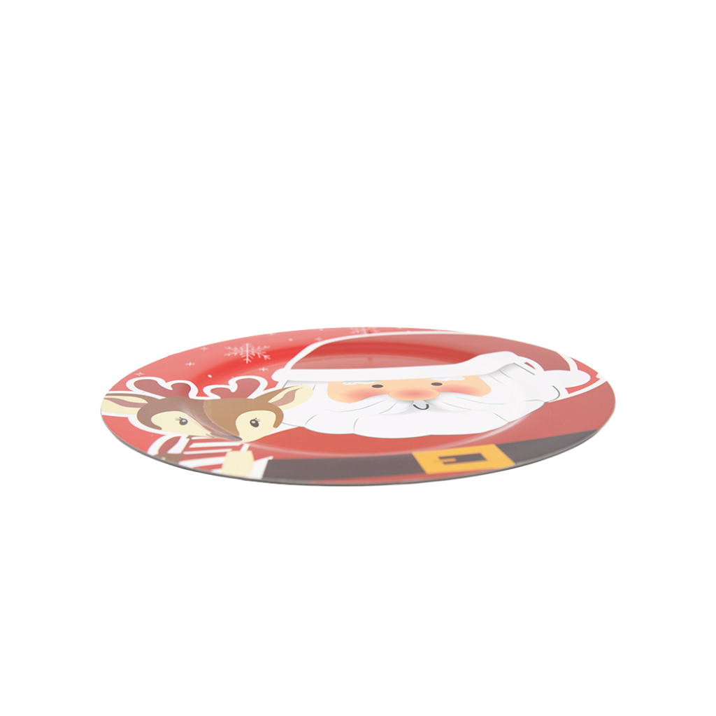 BANDEJA PLÁSTICA DECORATIVA SANTA CLAUS