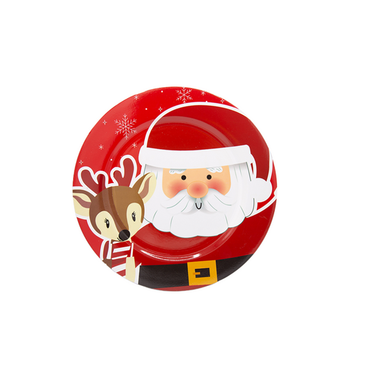 BANDEJA PLÁSTICA DECORATIVA SANTA CLAUS
