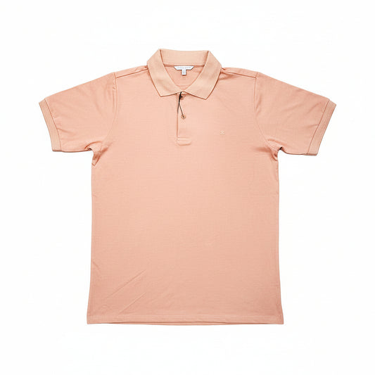 T-SHIRT POLO MANGA CORTA TERRACOTA