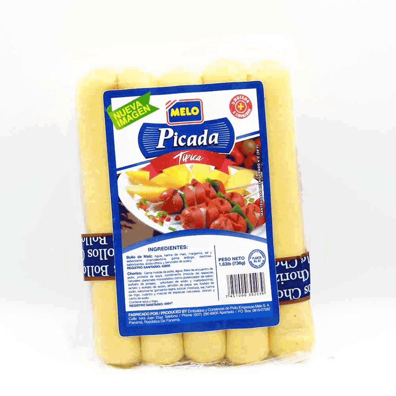 PICADA TIPICA BOLLO+CHORIZO MELO 736GR