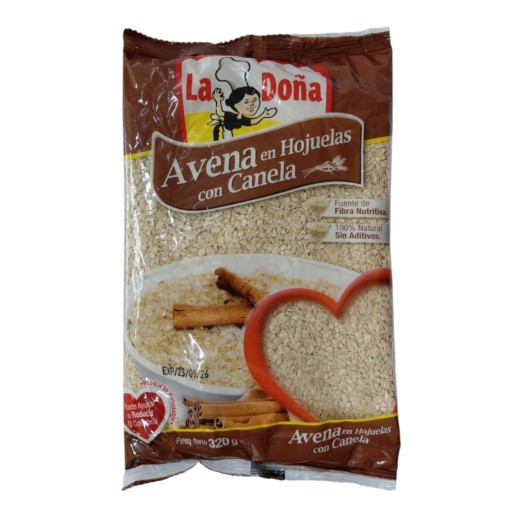 AVENA HOJUELA CON CANELA LA DOÑA 320GR
