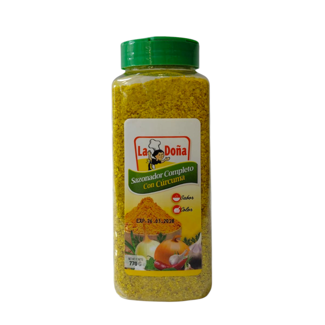 SAZONADOR COMPLETO CURCUMA LA DOÑA 770GR