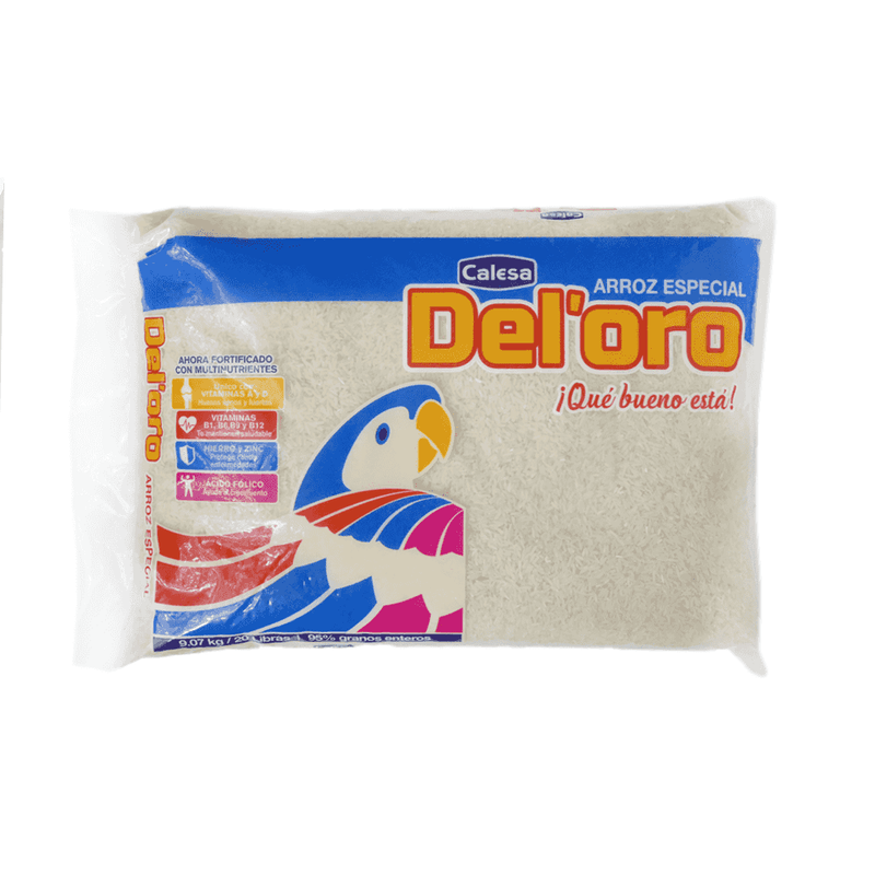 ARROZ ESPECIAL DELORO 20LB