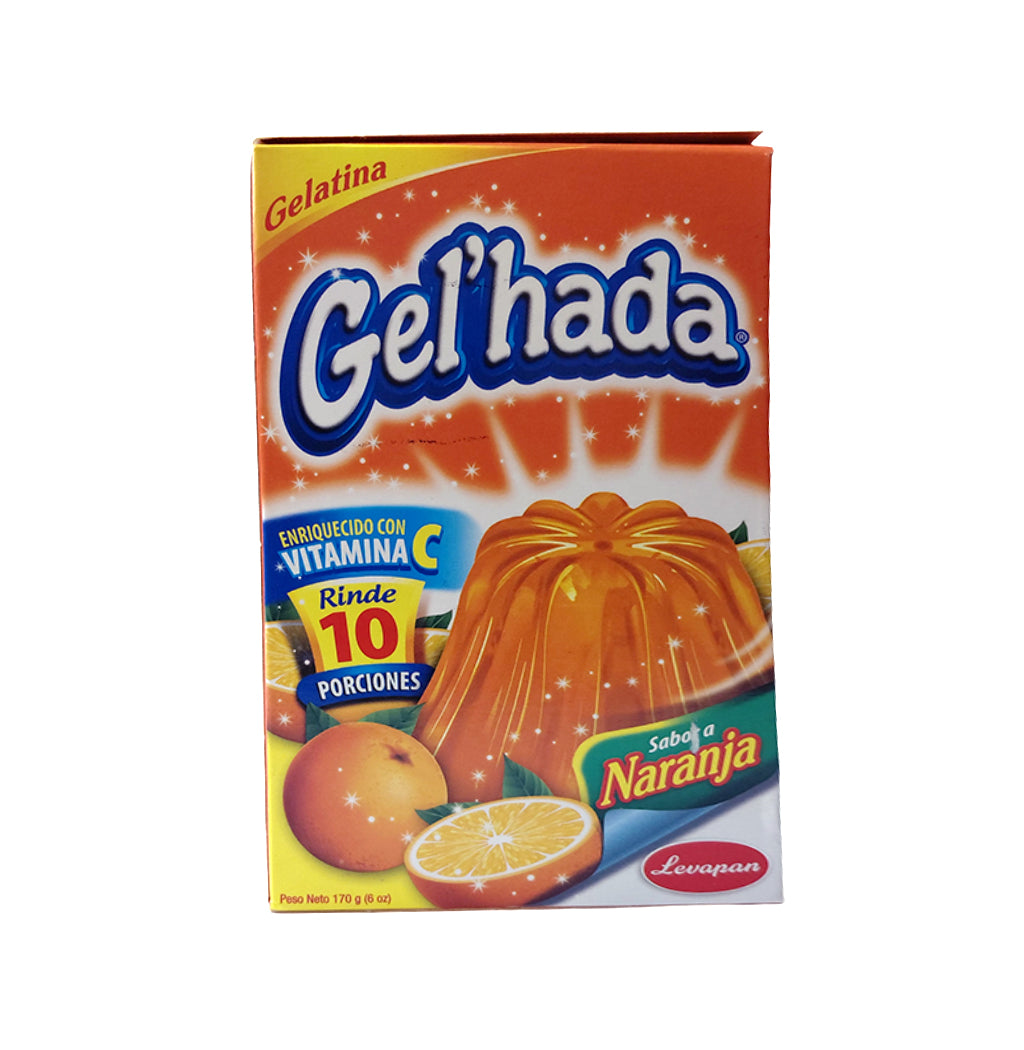 GELATINA NARANJA GEL HADA 6OZ