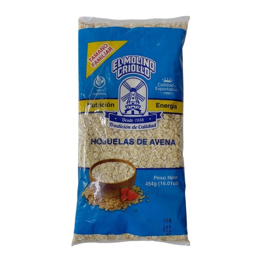 AVENA HOJUELA MOLINO CRIOLLO 454GR