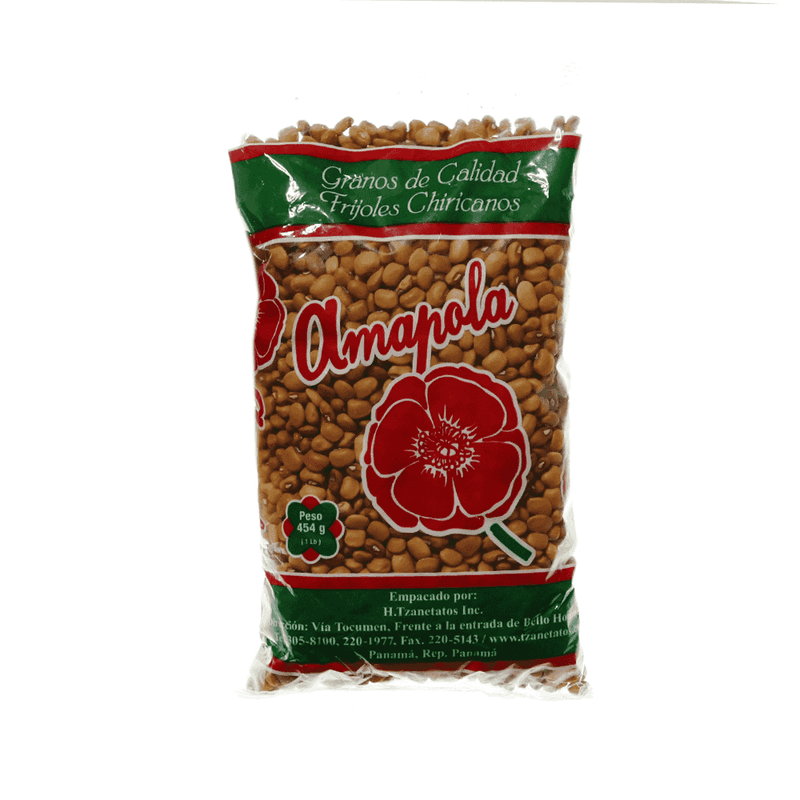 FRIJOLES CHIRICANO AMAPOLA 1LB