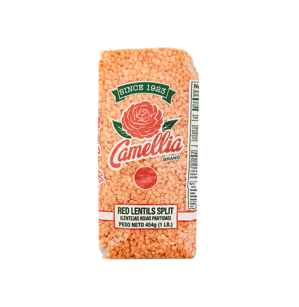 LENTEJAS ROJA PARTIDAS CAMELIA 1LB