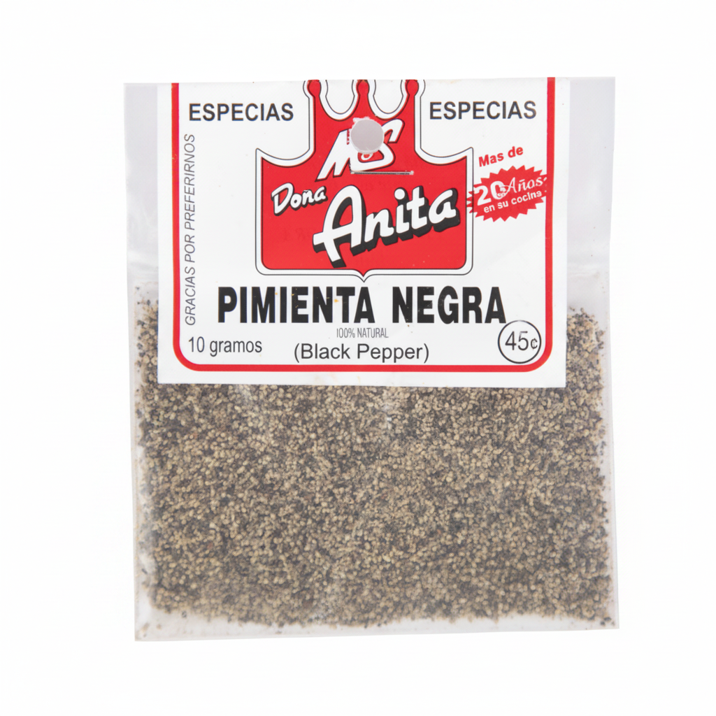 PIMIENTA NEGRA MOLIDO DOÑA ANITA 11GR