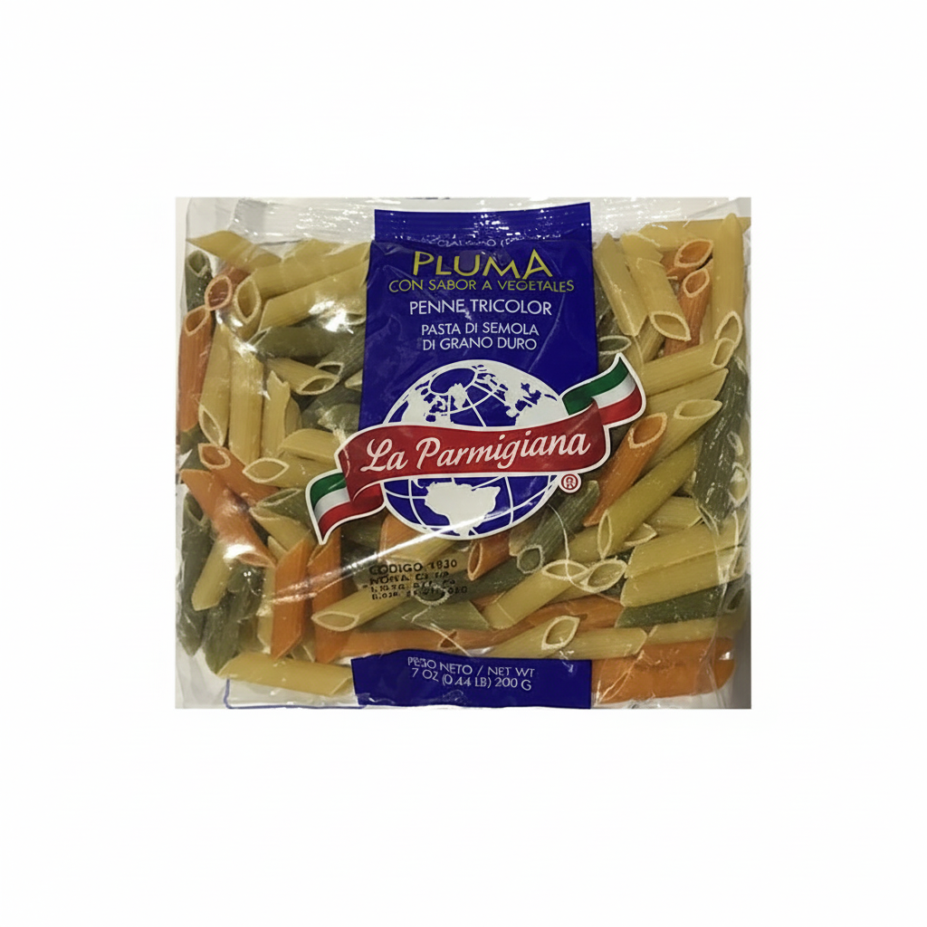 PASTA PLUMA TRICOLOR LA PARMIGIANA 200GR