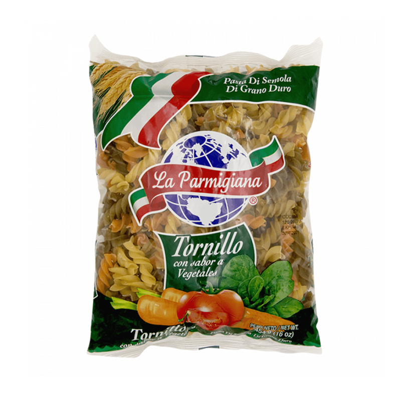 PASTA TORNILLO INTEGRAL LA PARMIGIANA 454GR