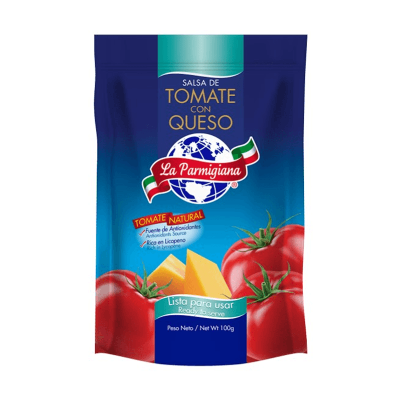 SALSA DE TOMATE CON QUESO LA PARMIGIANA 100GR