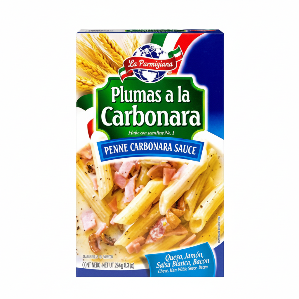 PASTA PLUMA A LA CARBONARA LA PARMIGIANA 264GR