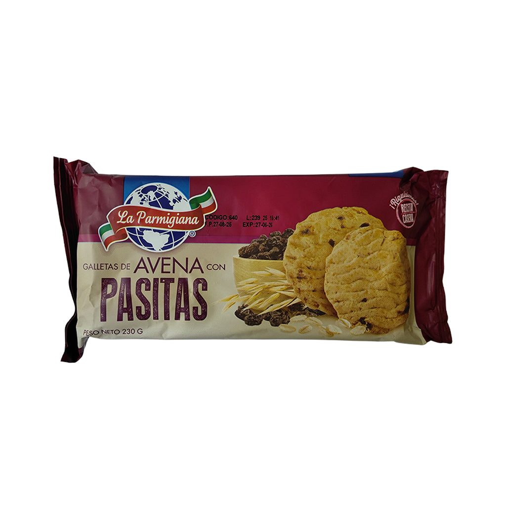 GALLETAS DE AVENA/PASITA LA PARMIGIANA 230GR