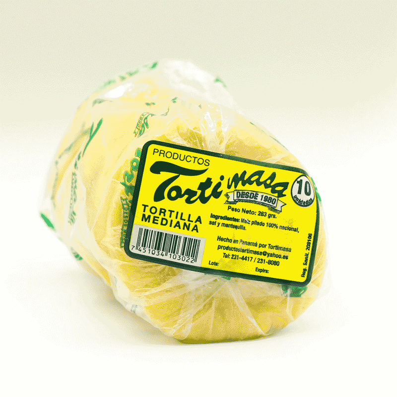 TORTILLA MEDIANA DE MAIZ TORTIMASA 10U