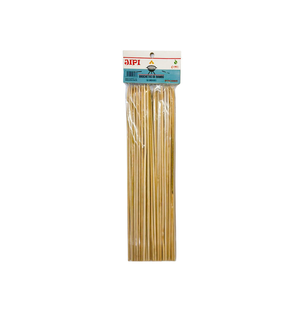 PALITOS BROCHETAS BAMBÚ 50U