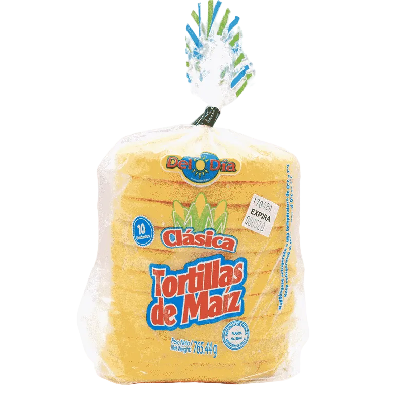 TORTILLAS DE MAIZ GRANDE DEL DIA 766GR