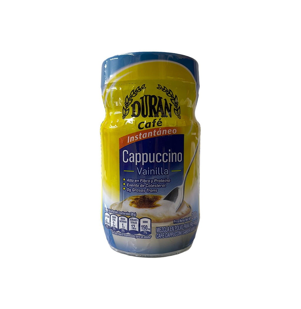 CAFÉ CAPUCCINO VAINILLA DURÁN 200GR