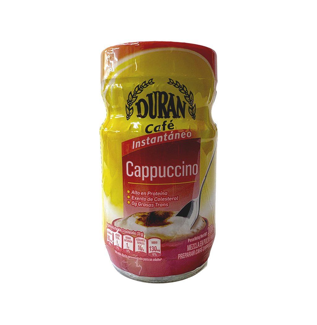 CAFÉ INST CAPUCCINO DURÁN 200GR