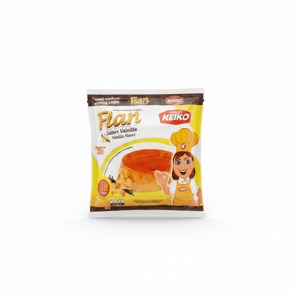 FLAN DE VAINILLA KEIKO 450GR