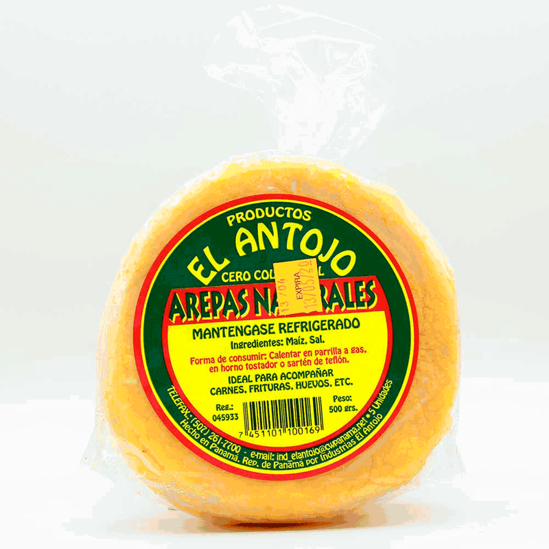 AREPAS NATURALES EL ANTOJO 5U