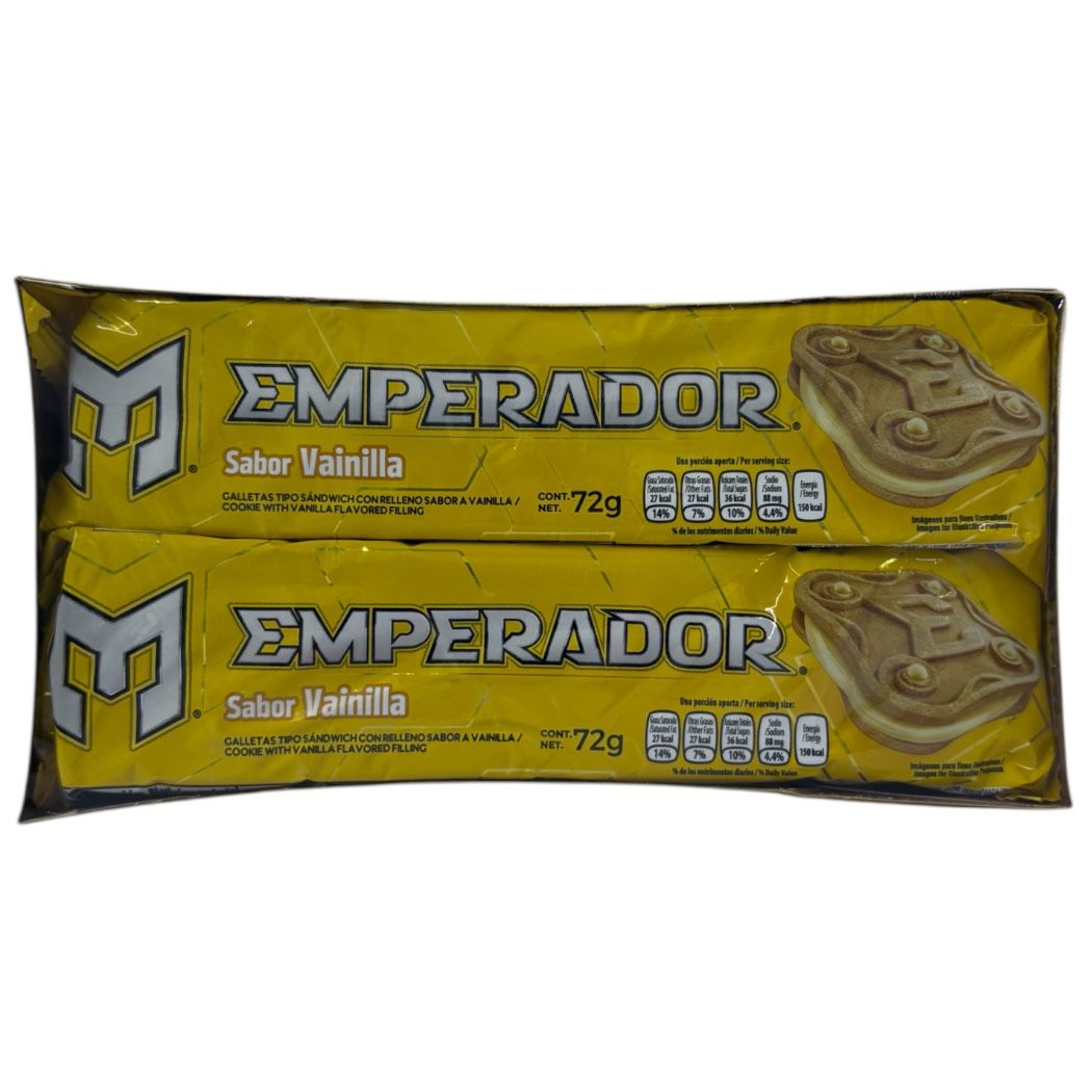 4PACK GALLETA VAINILLA EMPERADOR 72GR