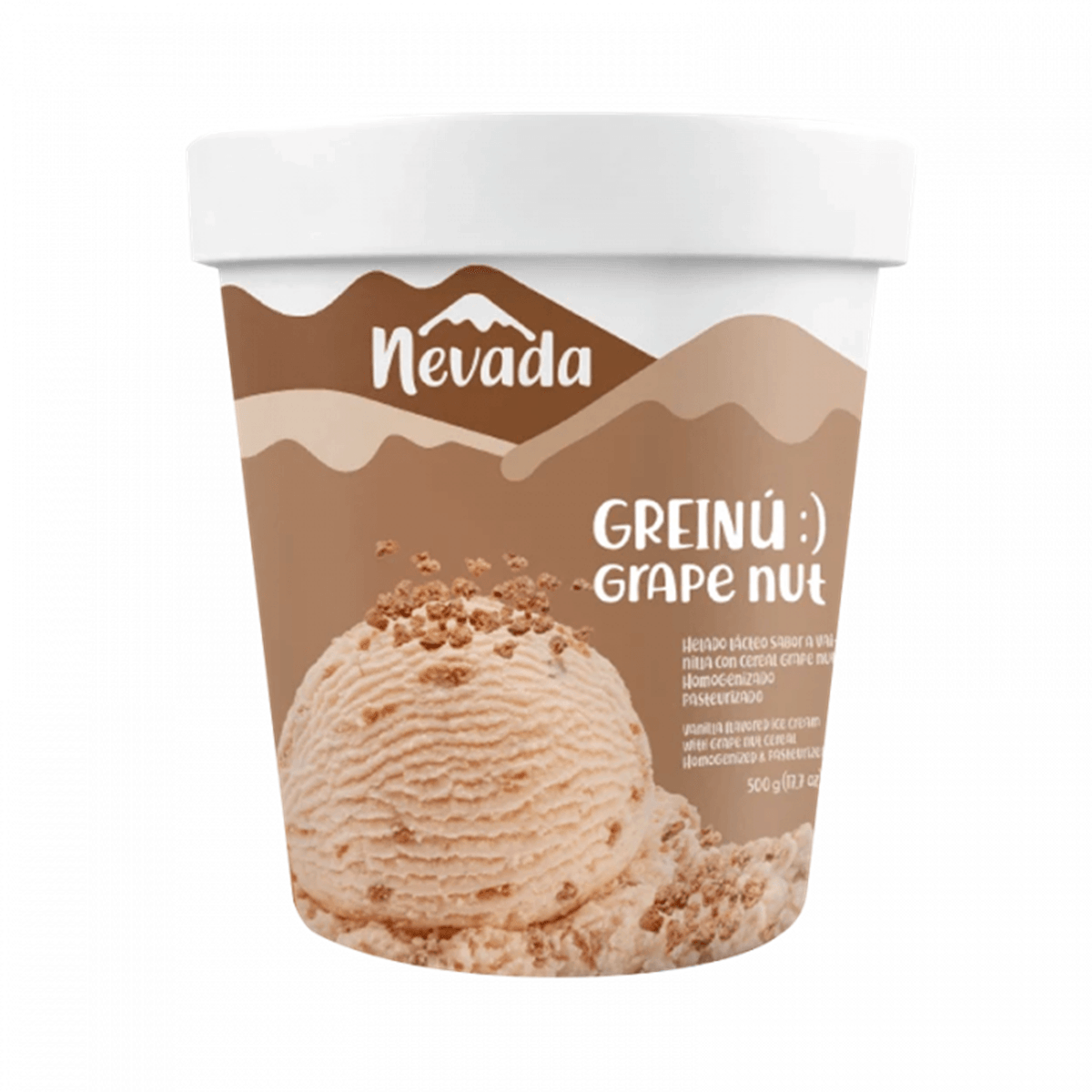 HELADO GRAPE NUT NEVADA 1/2GL