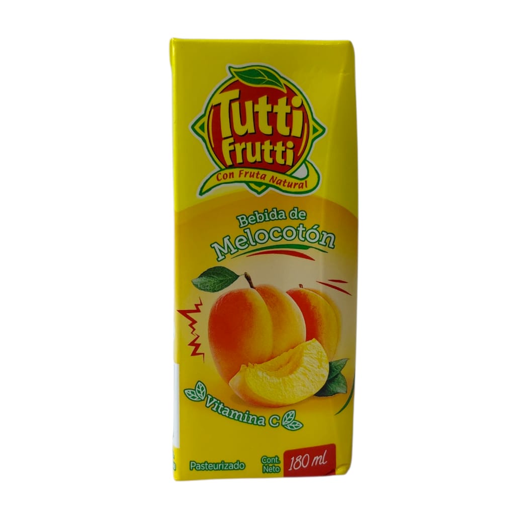 BEBIDA TUTTI FRUTI MELOCOTON 180ML