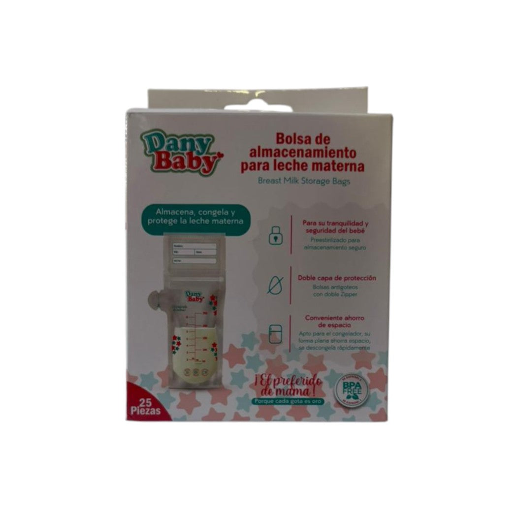 BOLSA ALMACENAMIENTO PARA LECHE MATERNA 25PZ
