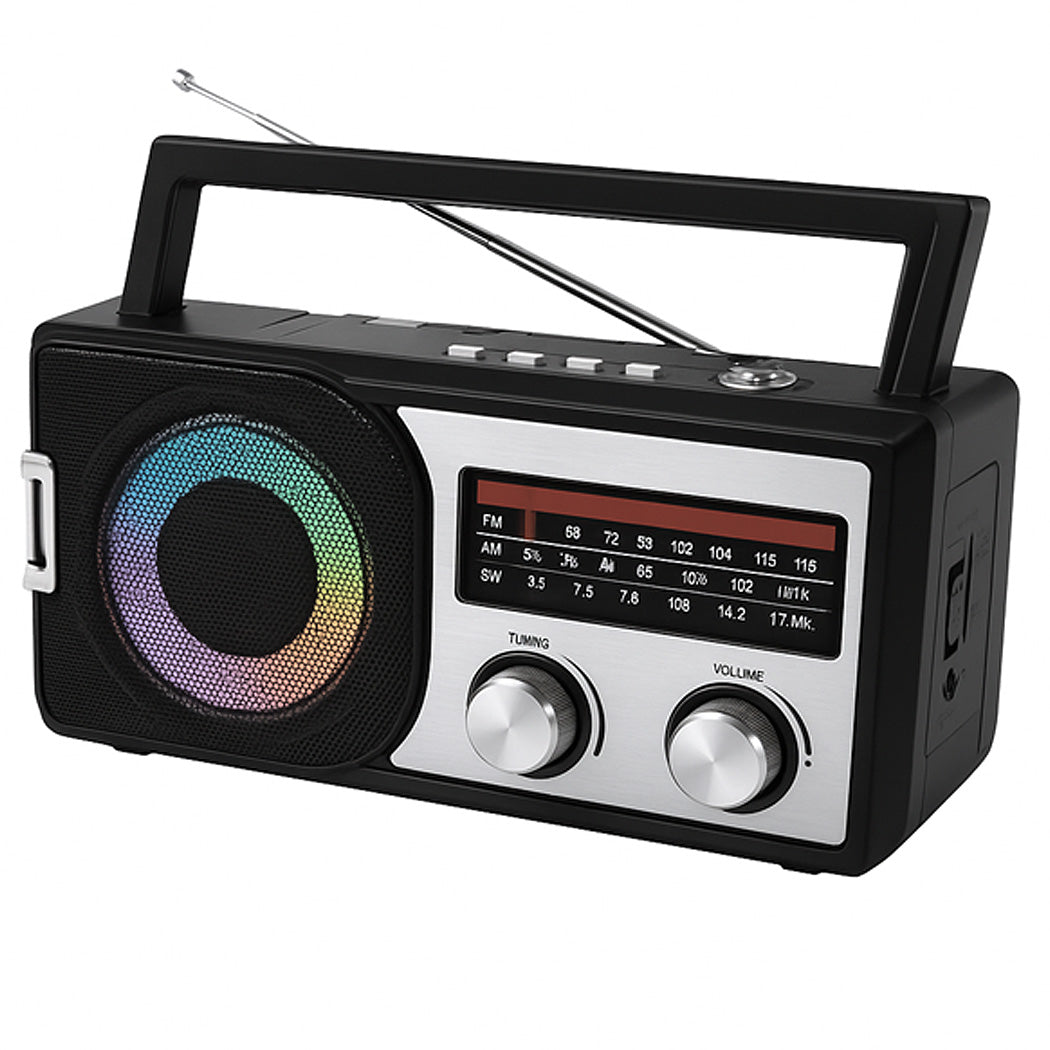 RADIO PORTATIL USB ESTILO RETRO AM FM SW