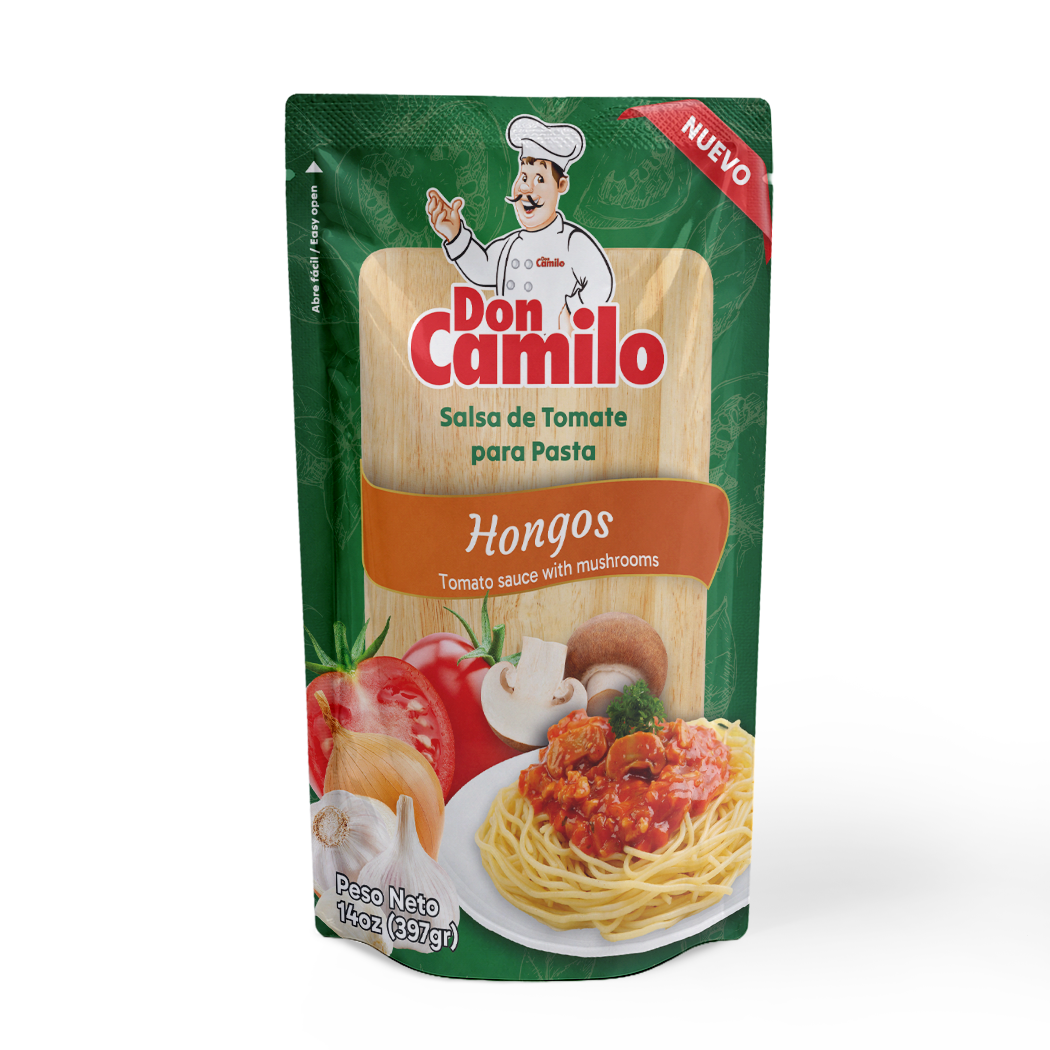 SALSA DE TOMATE HONGOS DON CAMILO 14OZ