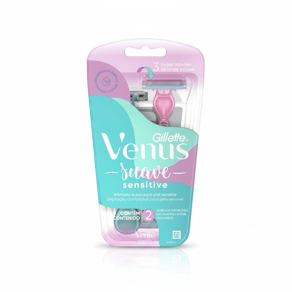 AFEITADORA SENSITIVE VENUS 2U