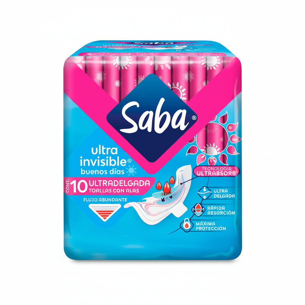 TOALLA SANITARIA FLUJO ABUNDANTE 10U