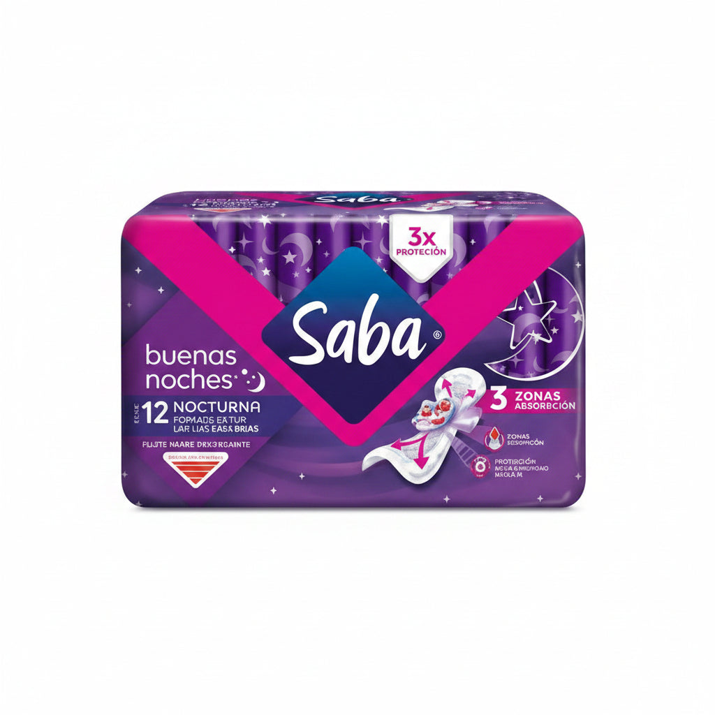 TOALLA SANITARIA NOCTURNA 12U