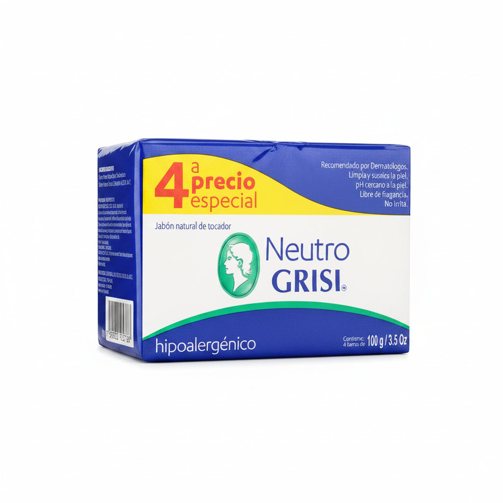 JABÓN NEUTRO GRISI 4U 100GR