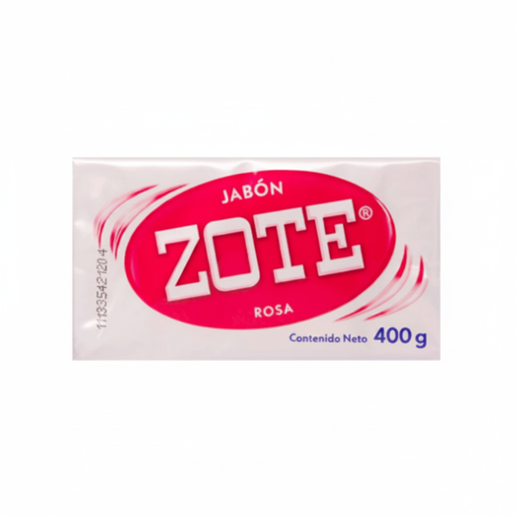 JABÓN ROSADO 400GR