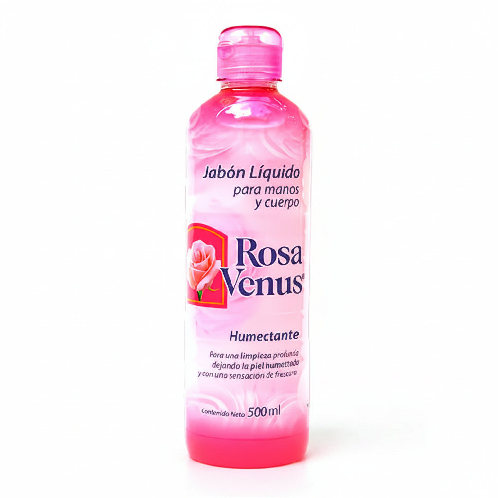 JABÓN LÍQUIDO ROSA VENUS 500ML