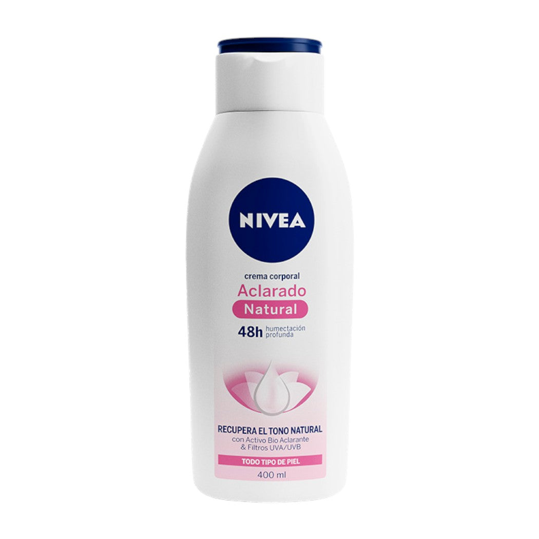 CREMA CORPORAL ACLARADO NATURAL NIVEA 400ML