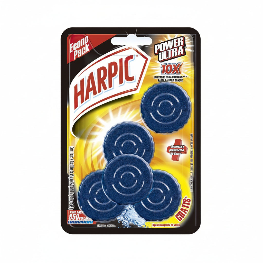PASTILLA AZUL CON AROMA HARPIC 5U 45GR